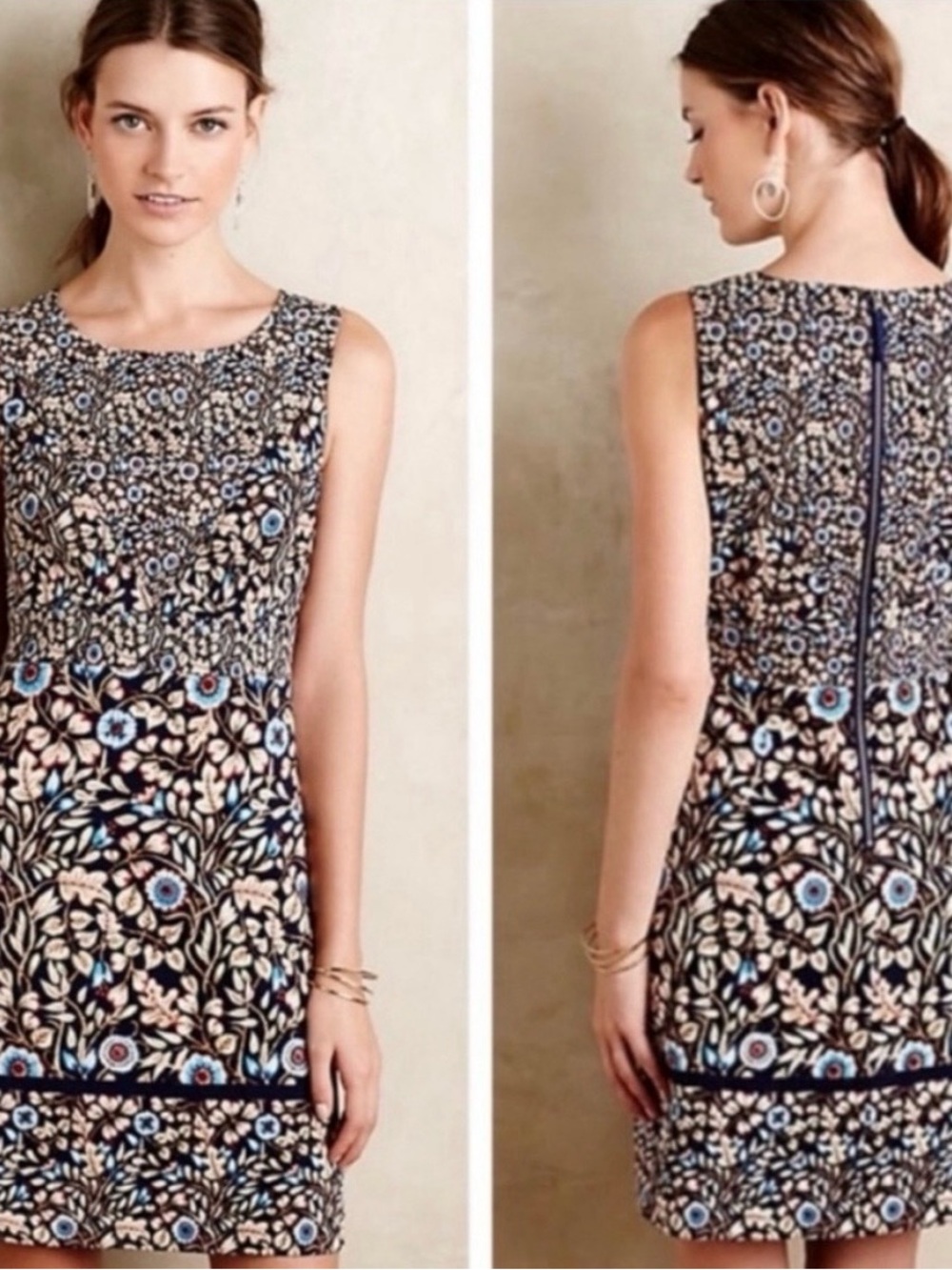 Maeve Anthropologie | Like New! Brindille Sheath Mini Dress Size 6
